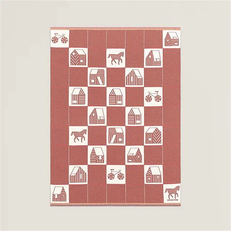 hermes children blanket|Les Cabanes blanket .